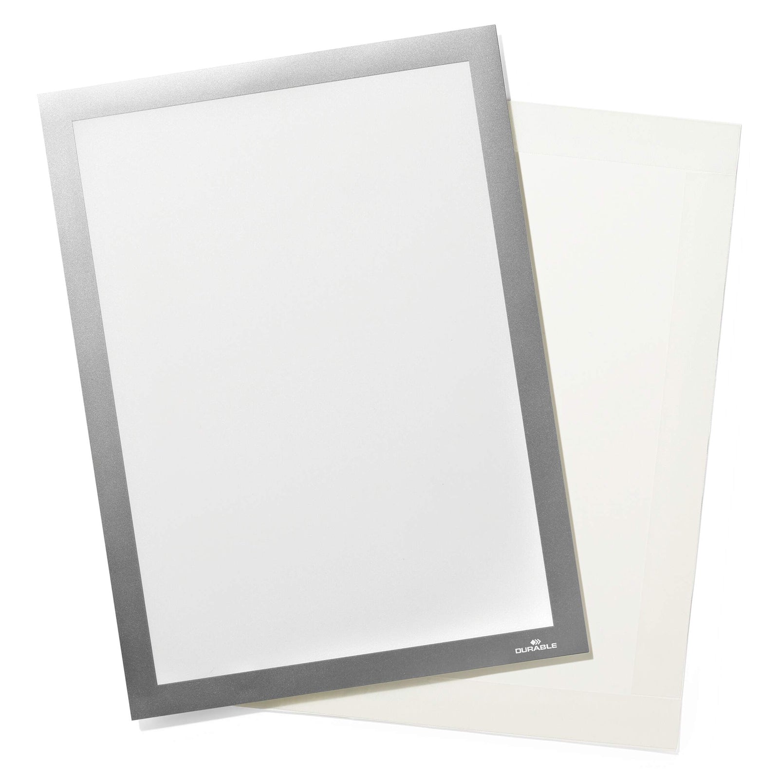 Durable DURAFRAME Grip A4 Silver Document Frame Pack 1 - image 1
