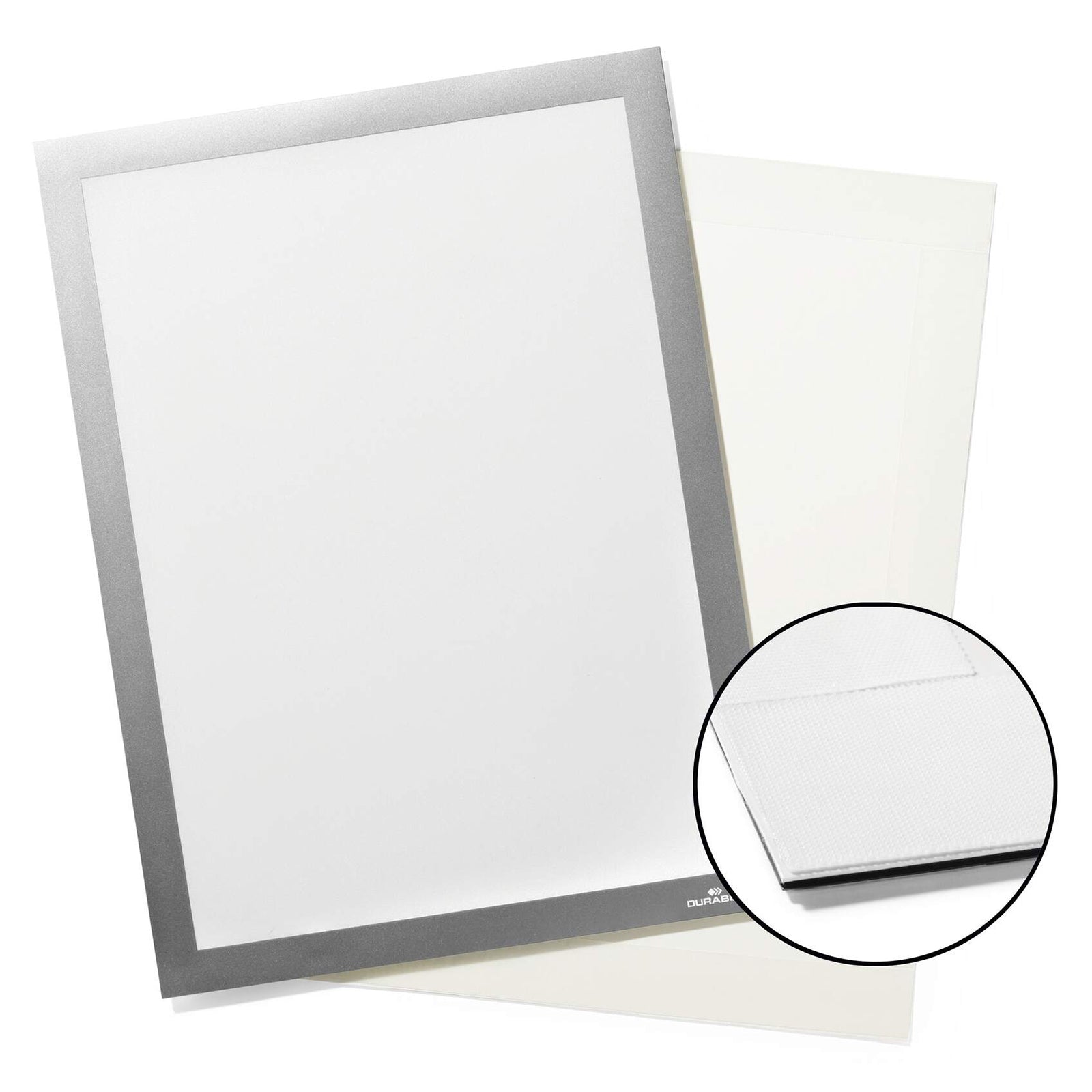 Durable DURAFRAME Grip A4 Silver Document Frame Pack 1 - image 2