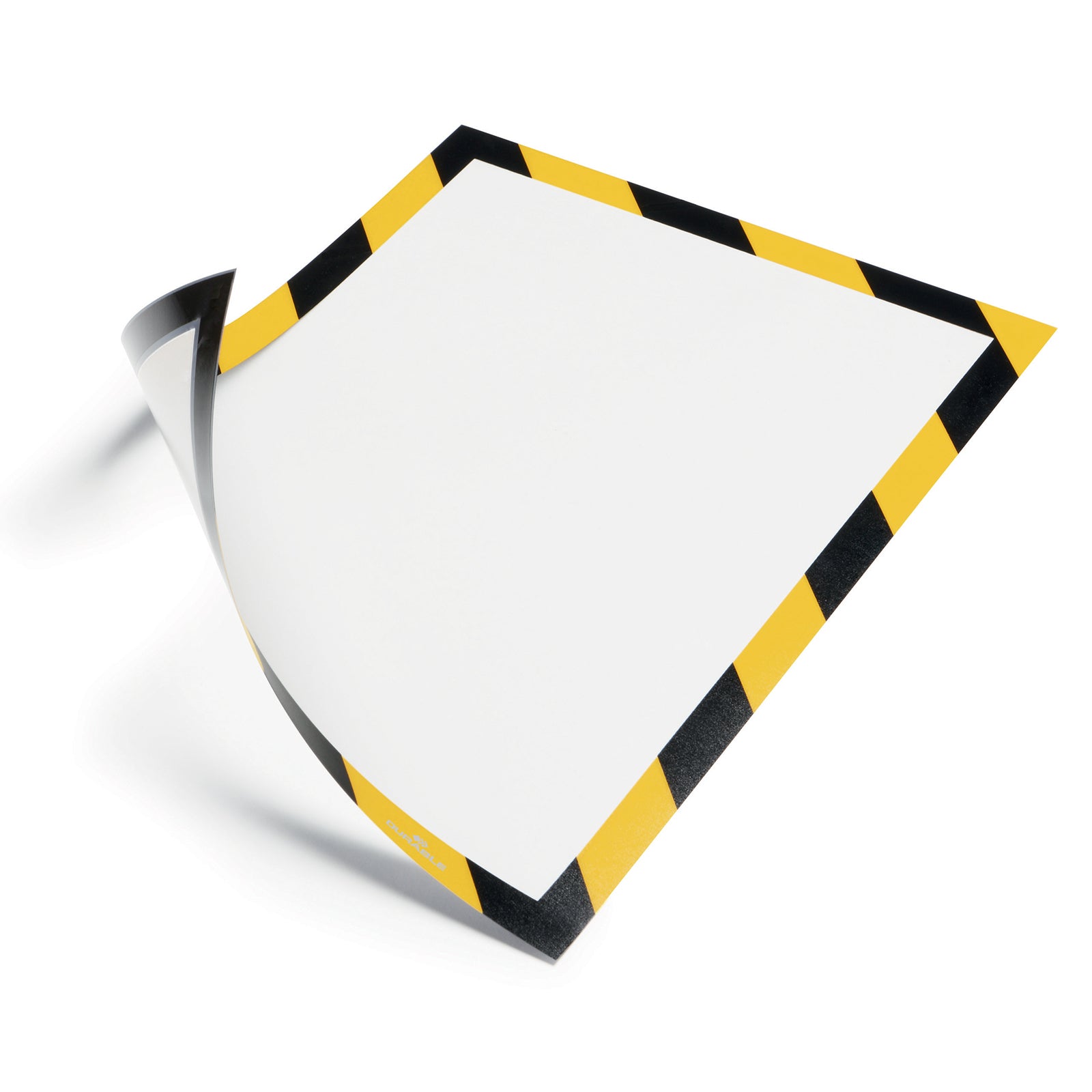 Durable DURAFRAME Magnetic A4 Security Frame Yellow Black Pack 5 - image 1