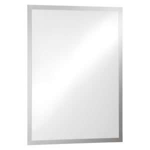Durable Duraframe Poster A2 frame with a silver border, shown empty and front on against a white background