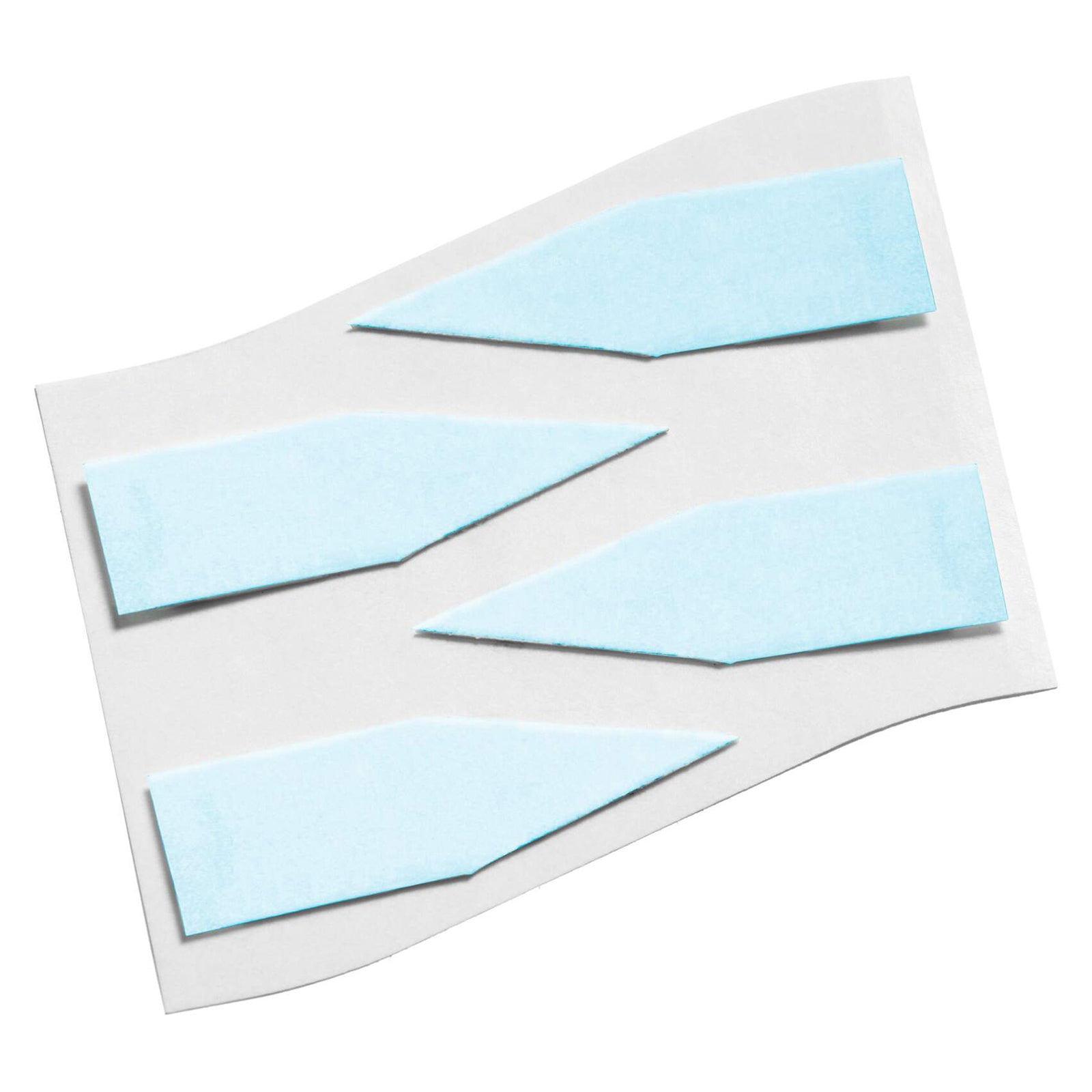 Close up of the specially designed adhesive mounting strips supplied with the Durable DURAFRAME Wallpaper Frame. The image highlights the removable adhesive technology developed for secure attachment to delicate surfaces without causing damage.