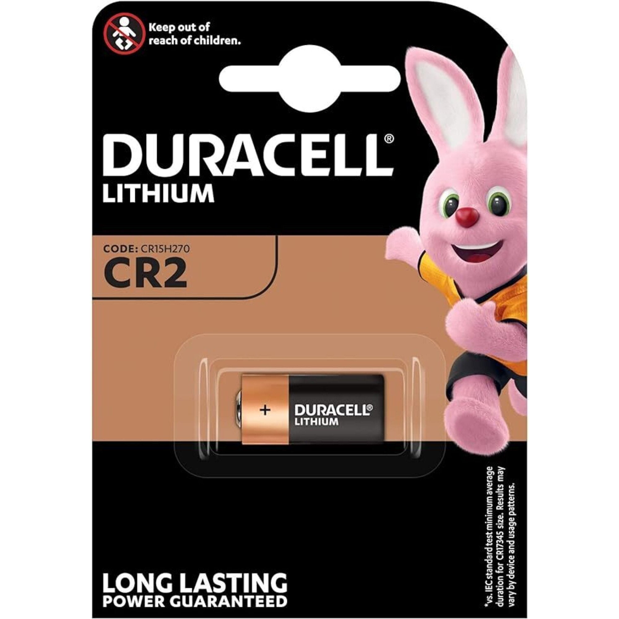 Duracell Lithium CR2 Battery 3V