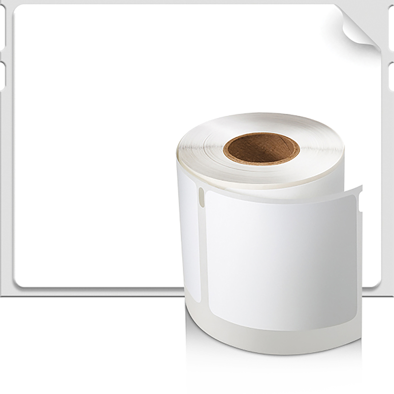 Single roll of 54 x 70mm Dymo LabelWriter labels