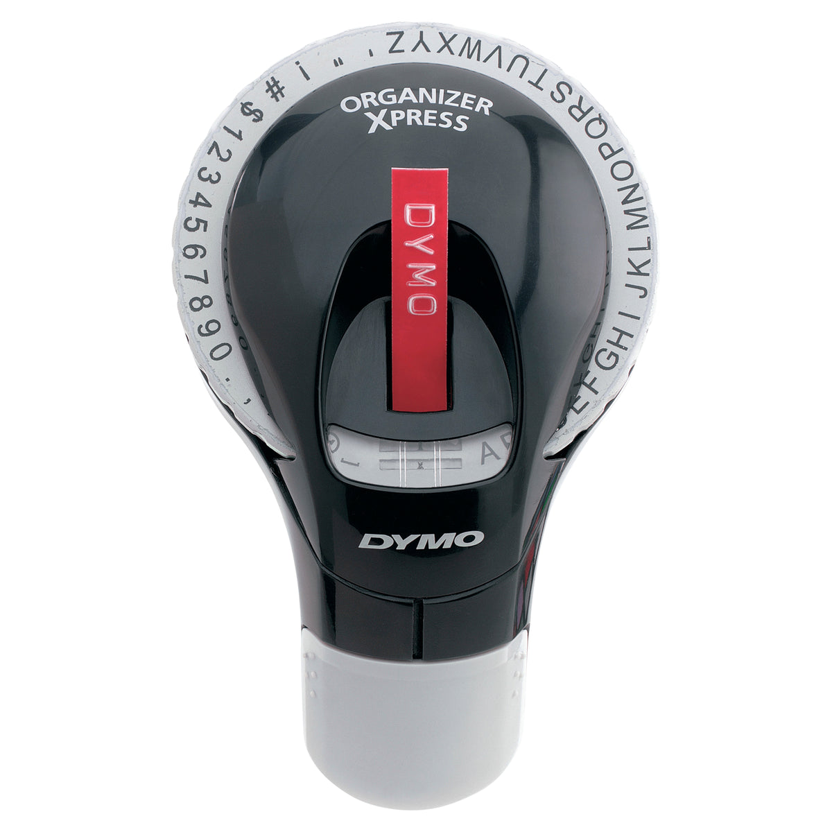 Top view of the Organiser Xpress Pro character wheel