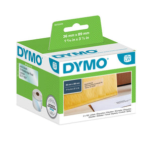 Dymo LabelWriter Clear Permanent Address Labels 89x36mm 260 Labels - image 1