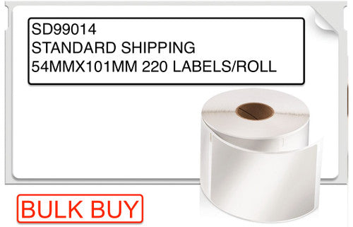 Dymo LabelWriter 54 x 101mm direct thermal shipping label roll, genuine Dymo paper labels for the LabelWriter 450, 550, 4XL and 5XL
