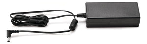Genuine Dymo 2209403 black 60W power adaptor brick with coiled lead, ferrite core and right angle barrel plug, for LabelWriter 550, 550 Turbo, 450 and Wireless