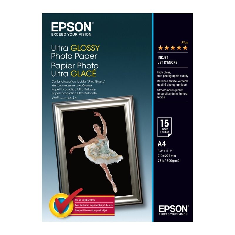 Epson S041927 Ultra Premium Photo Paper A4 25 Sheets