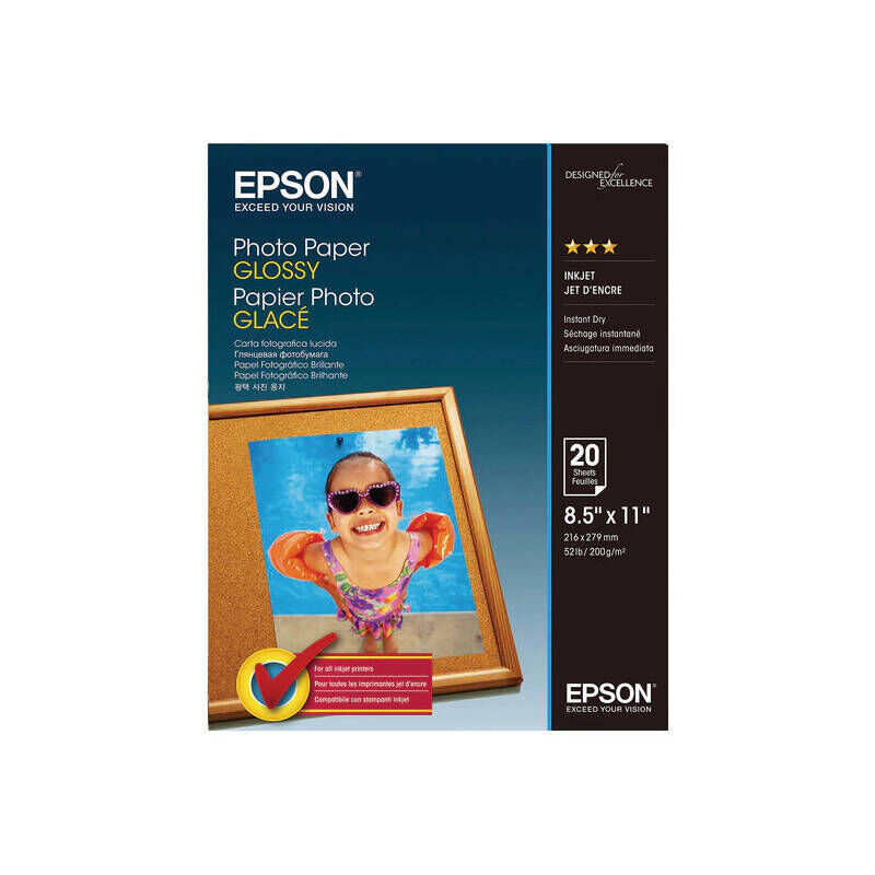 Epson S042535 Photo Paper Glossy A3+ 200gsm 20 Sheets