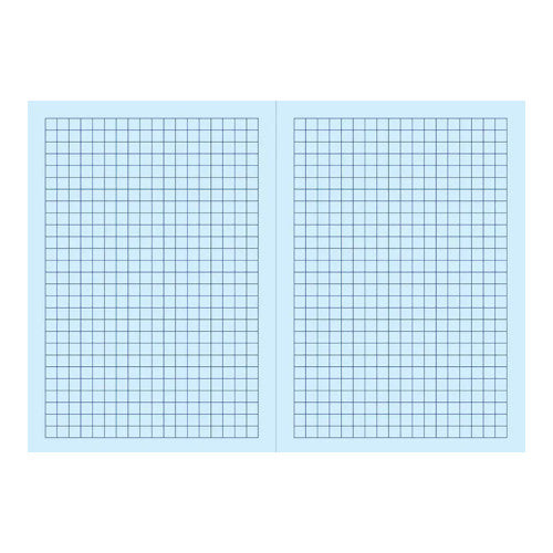 Writer Premium Exercise Book A4 96 Page 10mm Graph Blue Cover Pack 10 — bulk pack of 10