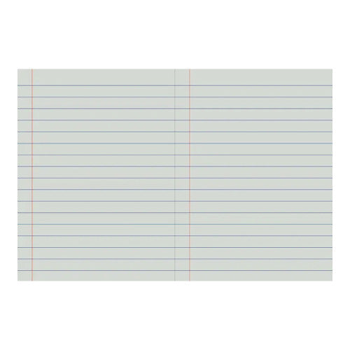 Writer Premium Writing Book A4 64 Page 24mm Solid Ruled Red Margin Pack 20 — bulk pack of 20