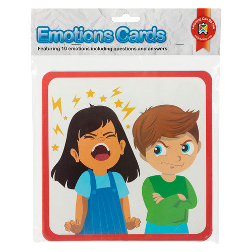 Learning Can Be Fun Emotions Cards Set of 10