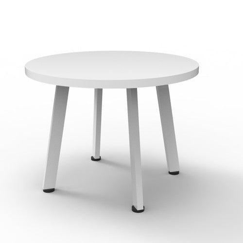 Rapidline Eternity Round Coffee Table 600mm Diameter Grey / White