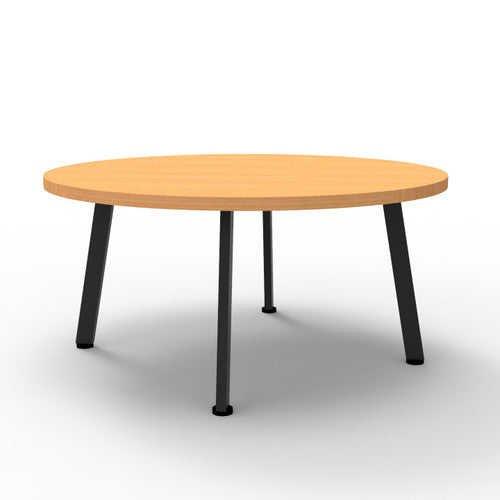 Rapidline Eternity Round Coffee Table 900mm Diameter Beech / Black