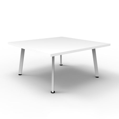 Rapidline Eternity Square Coffee Table 900 x 900mm Natural White / White