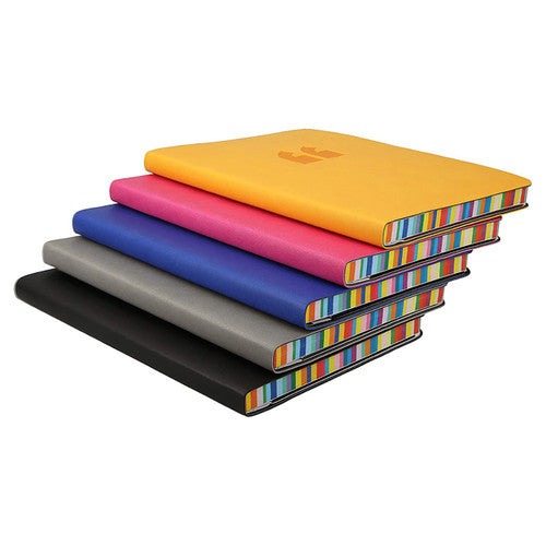 Collins Debden ED15R.45 Edge Rainbow Notebook Ruled A5 Yellow