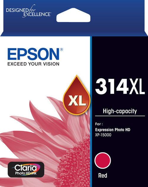 Epson C13T01M592 314XL High Yield Claria Photo HD Ink Red