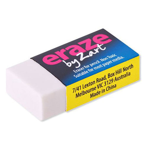Creative School Supply Eraze Erasers by Zart Pack of 30