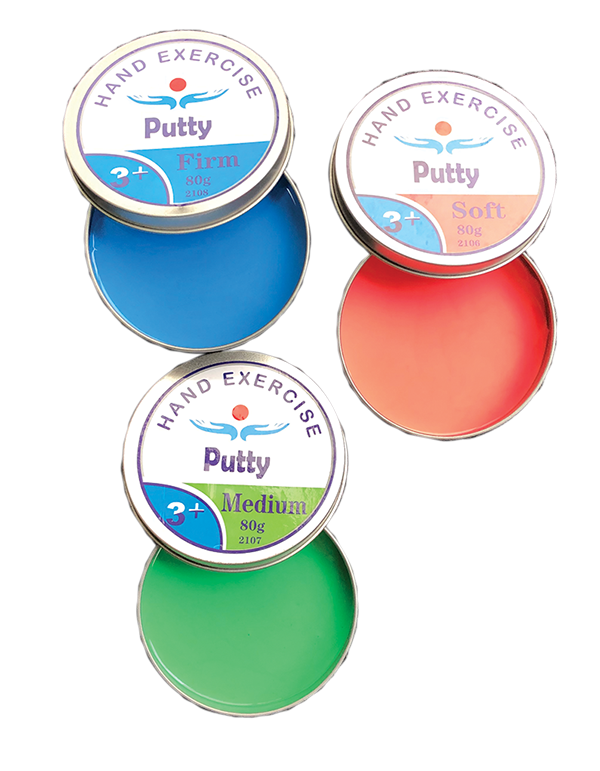 Elizabeth Richards Hand Exercise Putty Soft - Red 80g-2