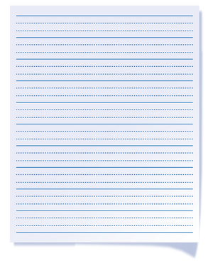 Magnetic Aussie Dotted Thirds Sheet 60 x 75cm Dry Erase