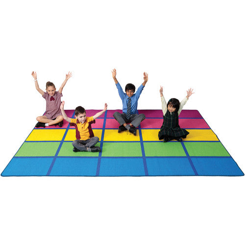 Elizabeth Richards Rainbow Blocks Rug