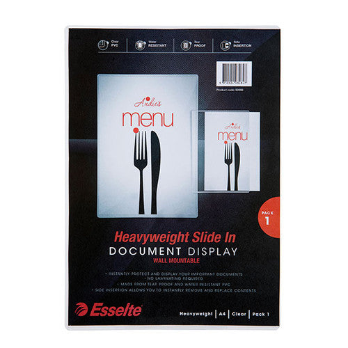 Esselte 90088 Wall Mountable Document Display A4 Pack 5