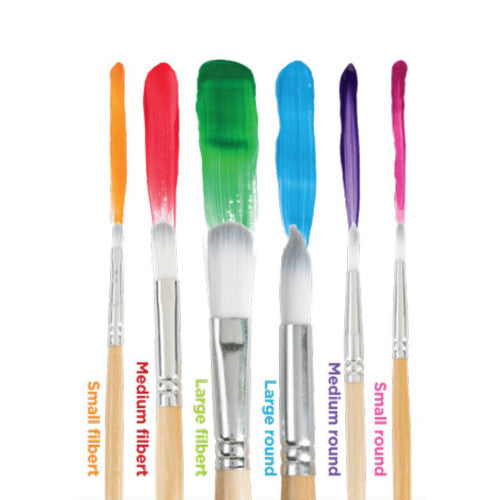Educational Colours Junior Artist Brush Set of 6