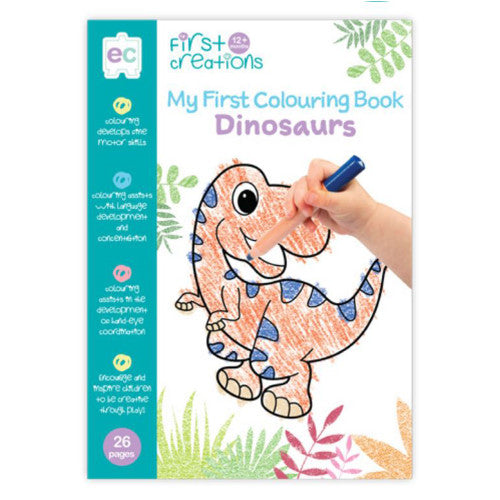 Educational Colours First Creations My First Colouring Book Dinosaurs