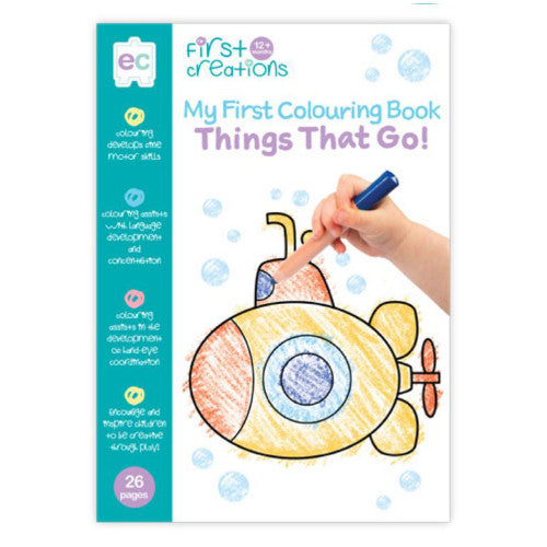 Educational Colours First Creations My First Colouring Book Things That Go!