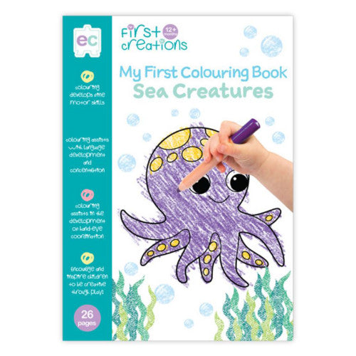 Educational Colours First Creations My First Colouring Book Sea Creatures