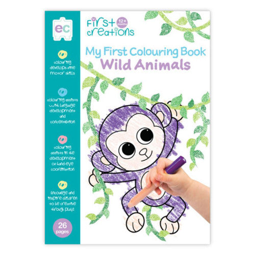 Educational Colours First Creations My First Colouring Book Wild Animals