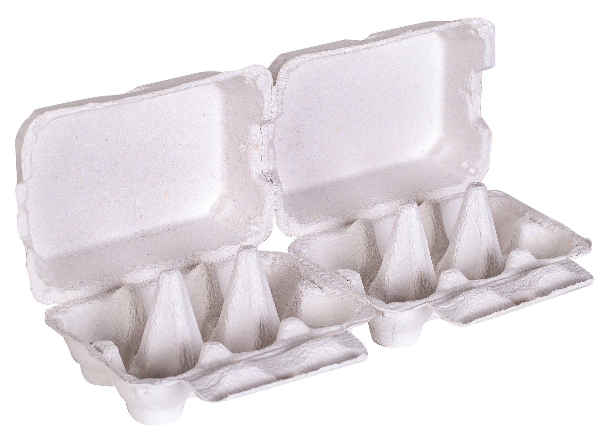 Hygienic Egg Cartons Pack of 24 White Clean Unused Craft Bases-1