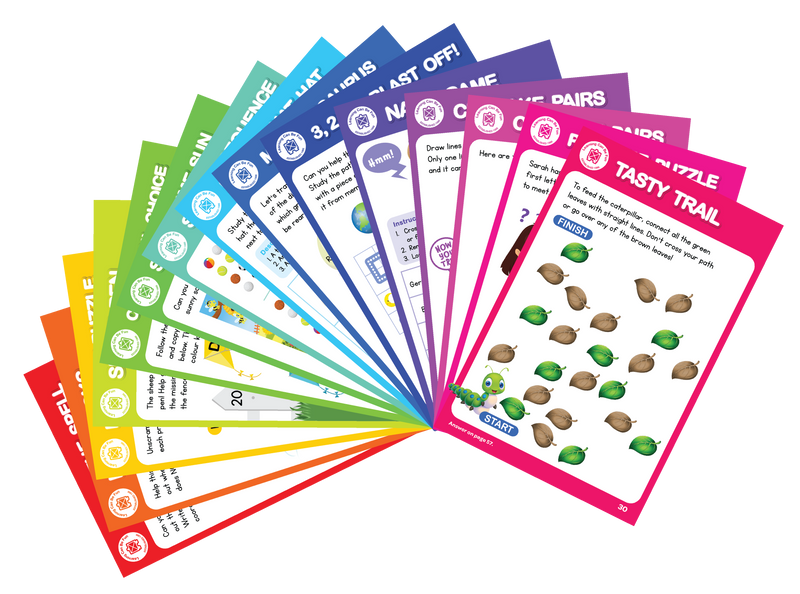 Brain Teasers Activity Pad Critical Thinking Puzzles Ages 5 Plus-4