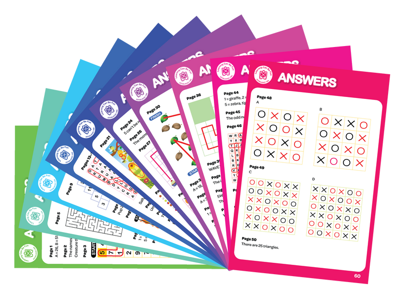 Brain Teasers Activity Pad Critical Thinking Puzzles Ages 5 Plus-5