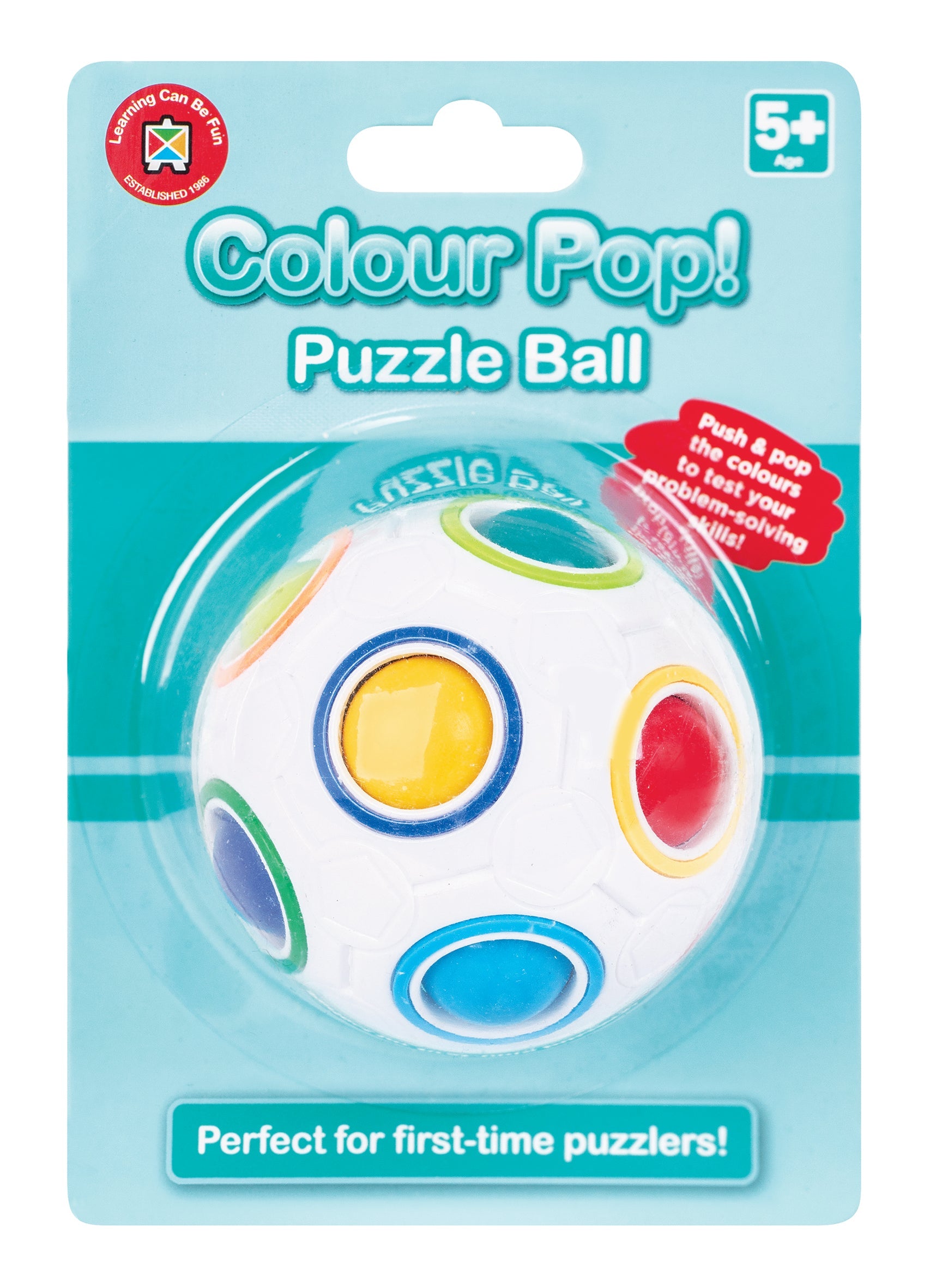 Colour Pop Puzzle Ball Fidget Toy Sort the Rainbow Balls-1