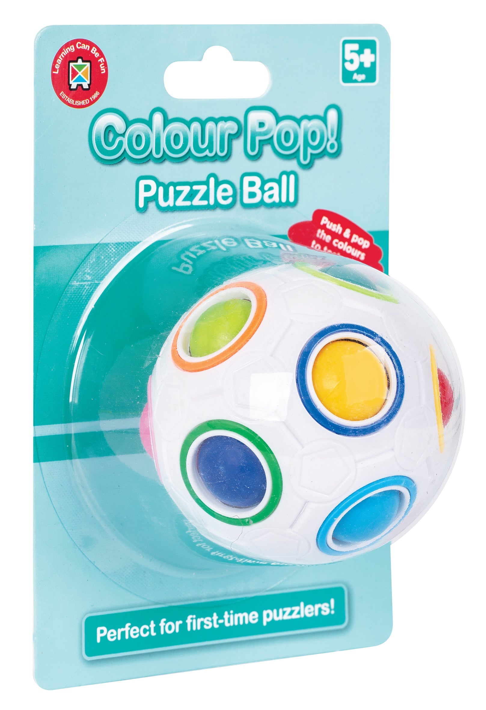 Colour Pop Puzzle Ball Fidget Toy Sort the Rainbow Balls-3
