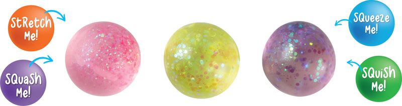 Sensory Sprouts Galaxy Glitter Ball Purple-3