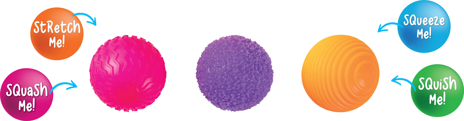 Sensory Sprouts Mindful Monster Ball Pink-2