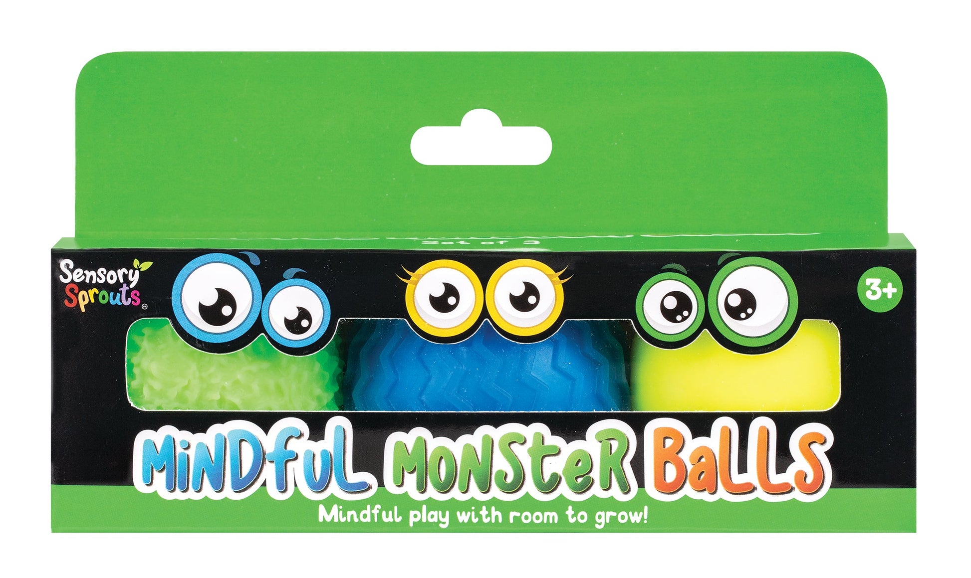 Sensory Sprouts Mindful Monster Ball Green-1