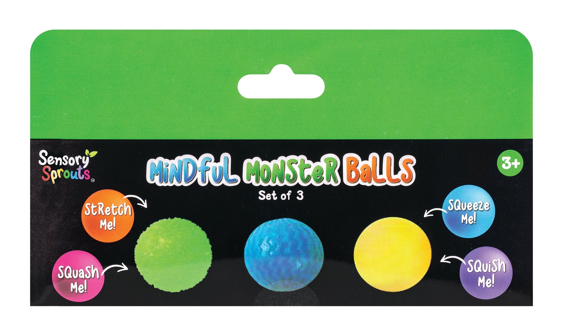 Sensory Sprouts Mindful Monster Ball Green-5