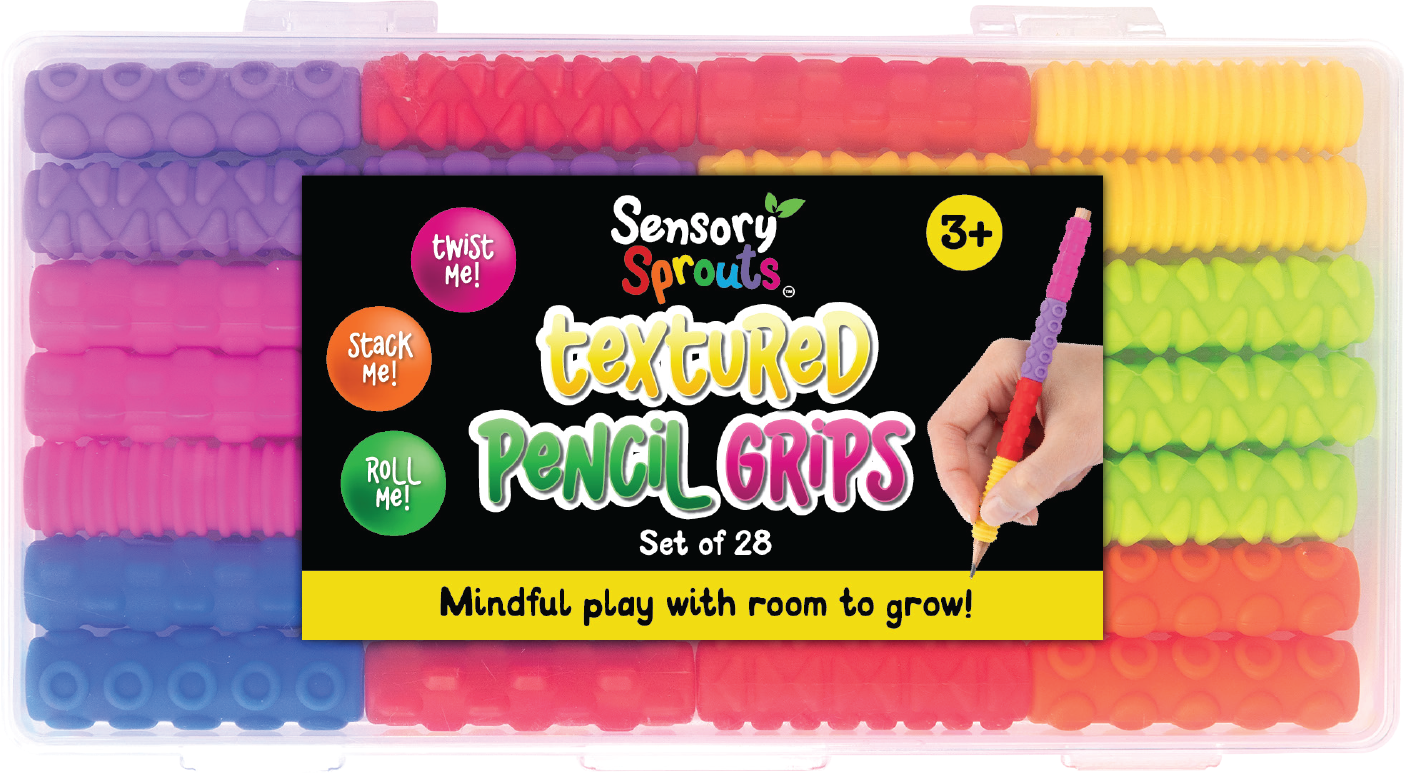 Sensory Sprouts Textured Pencil Grips Set of 28-1