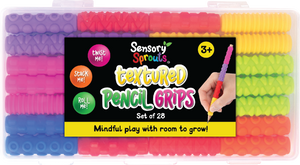 Sensory Sprouts Textured Pencil Grips Set of 28