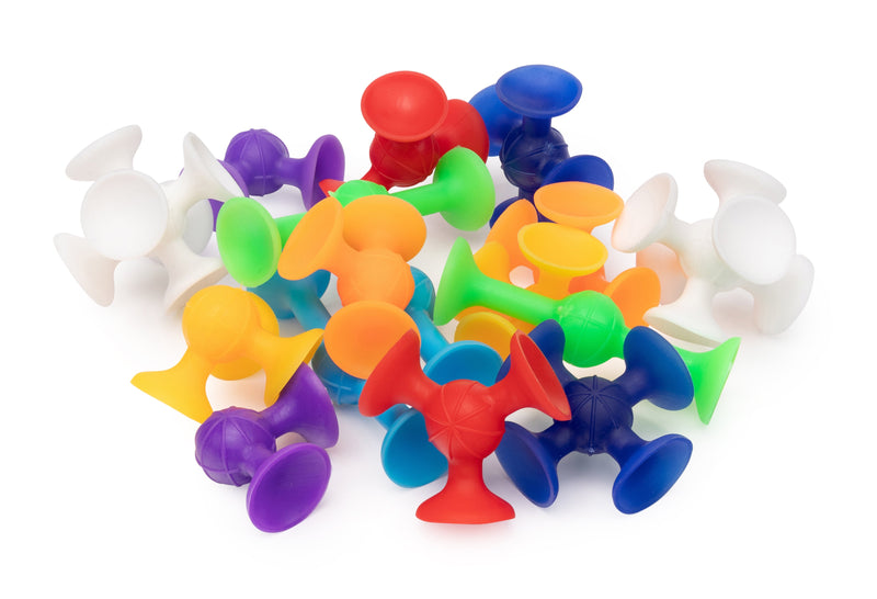 Sensory Sprouts Suction Shapes Jar of 100-2