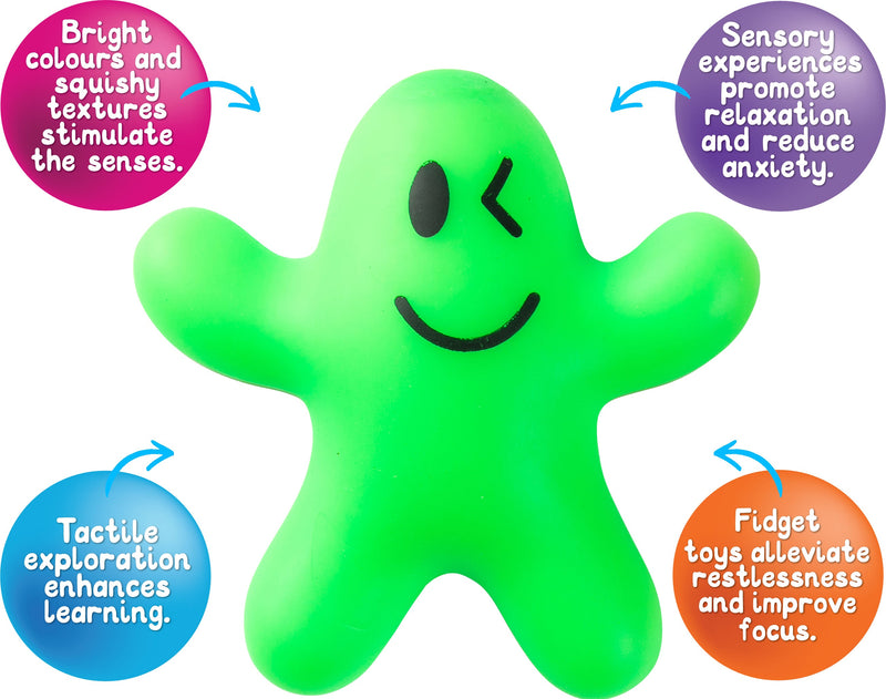Sensory Sprouts Squish Pal Green-3