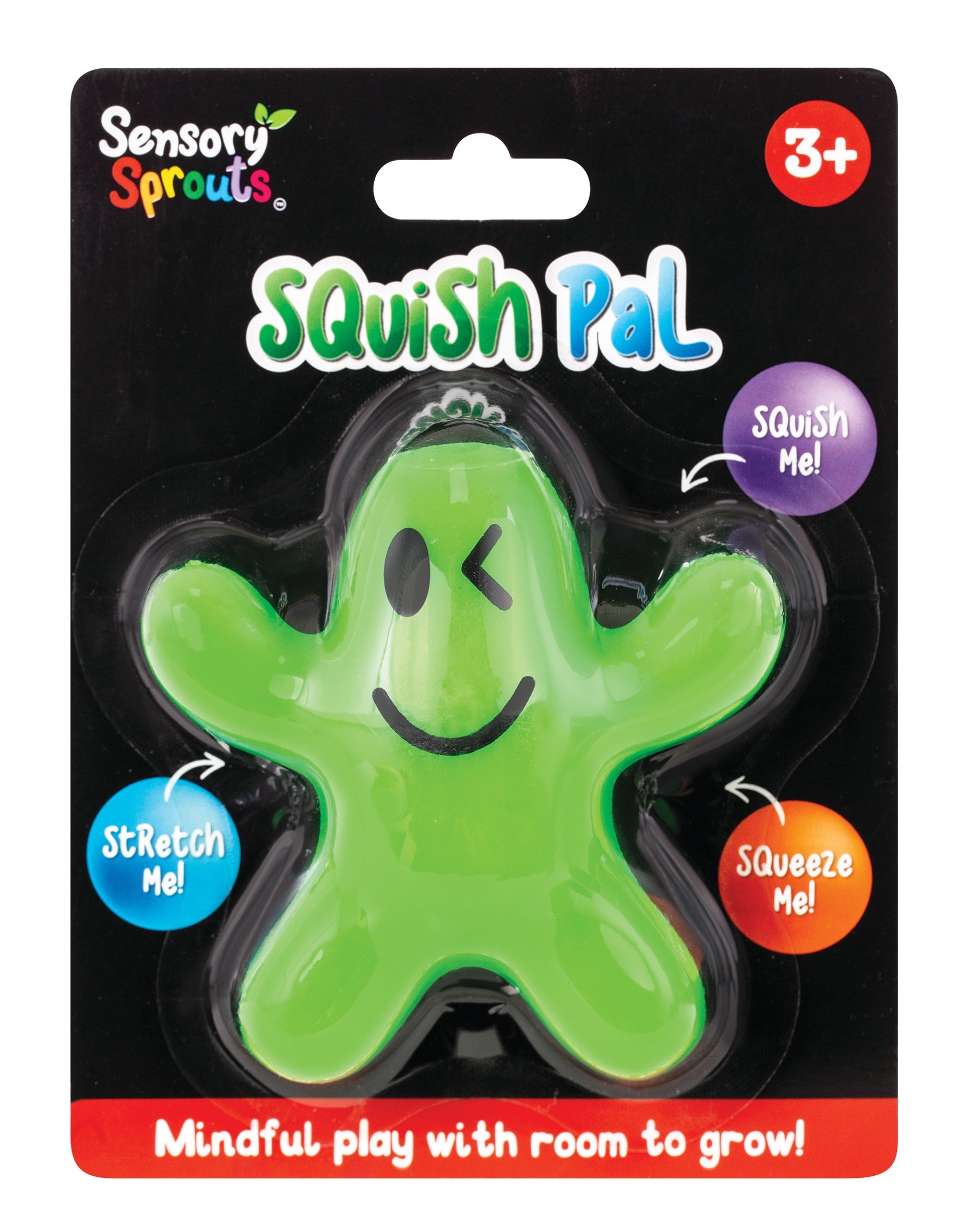 Sensory Sprouts Squish Pal Green-1