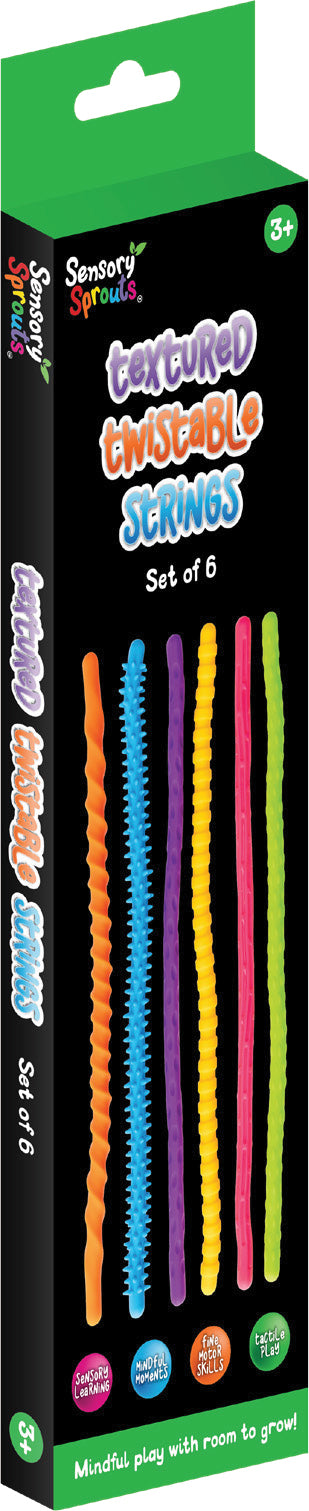 Sensory Sprouts Textured Twistable Strings Set of 6-1