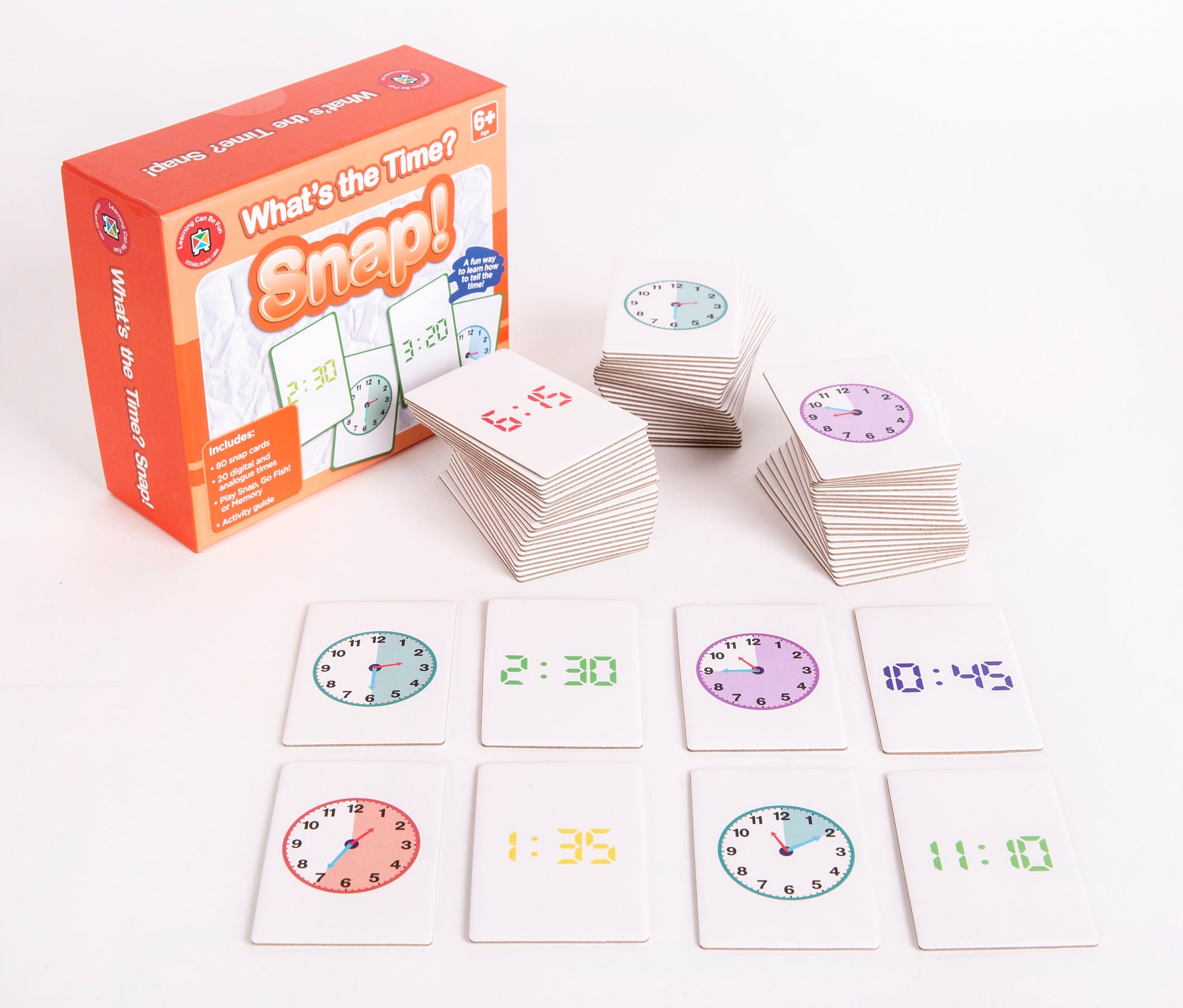 What's the Time Snap Card Game Digital and Analogue 20 Times-2