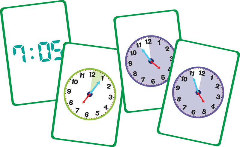 What's the Time Snap Card Game Digital and Analogue 20 Times-3