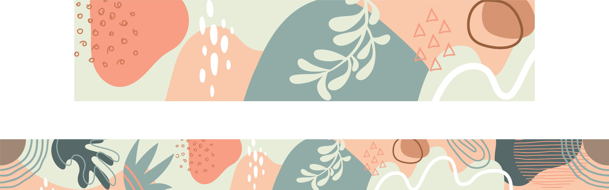 Learning Can Be Fun Earthy Abstract Classroom Border Pack of 12-1