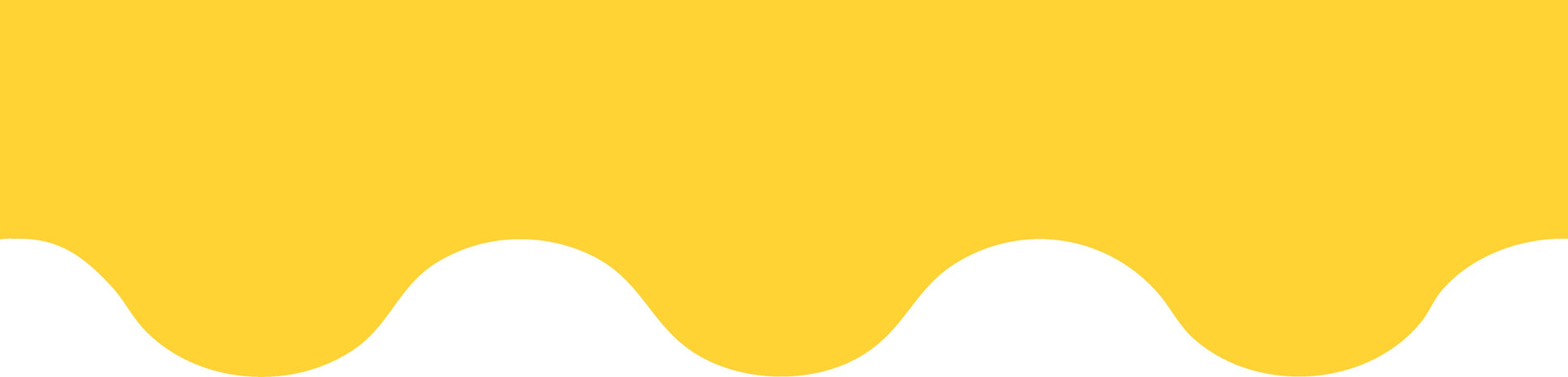 Learning Can Be Fun Growing Minds Butter Yellow Rolled Scalloped Border 15.24m-2